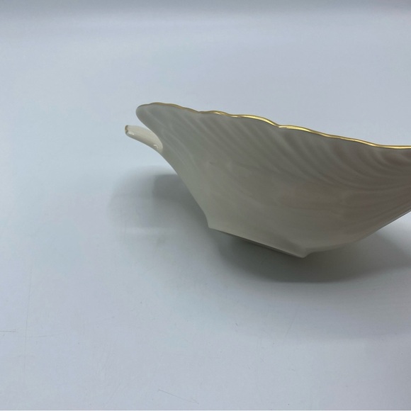 Lenox Dove Collection Open Candy Dish Ivory Gold Trim Bird China Porcelain USA - Picture 3 of 6